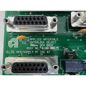 AMAT 0100-00629 INTERLOCK SELECT 300MM GEN RACK Board